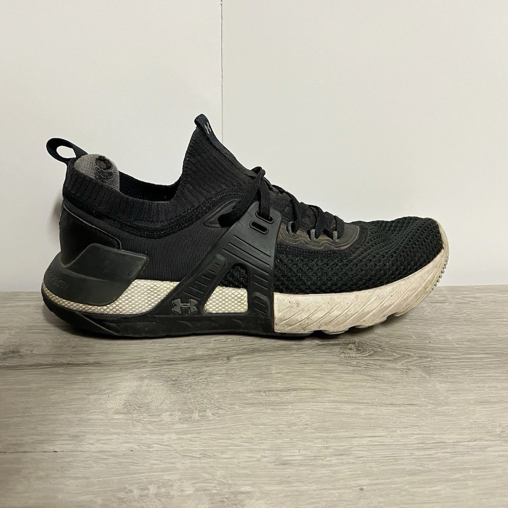 Under Armour Project Rock Black Training Shoes Mens Size 9 3020895-001